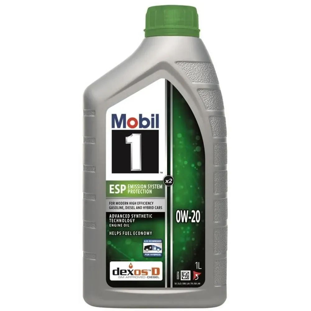 Моторна олива 1 ESP X2 0W-20, 1л. Mobil 153790
