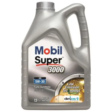 Олива моторна SUPER 3000 XE 5W30/ 5 л Mobil 156156