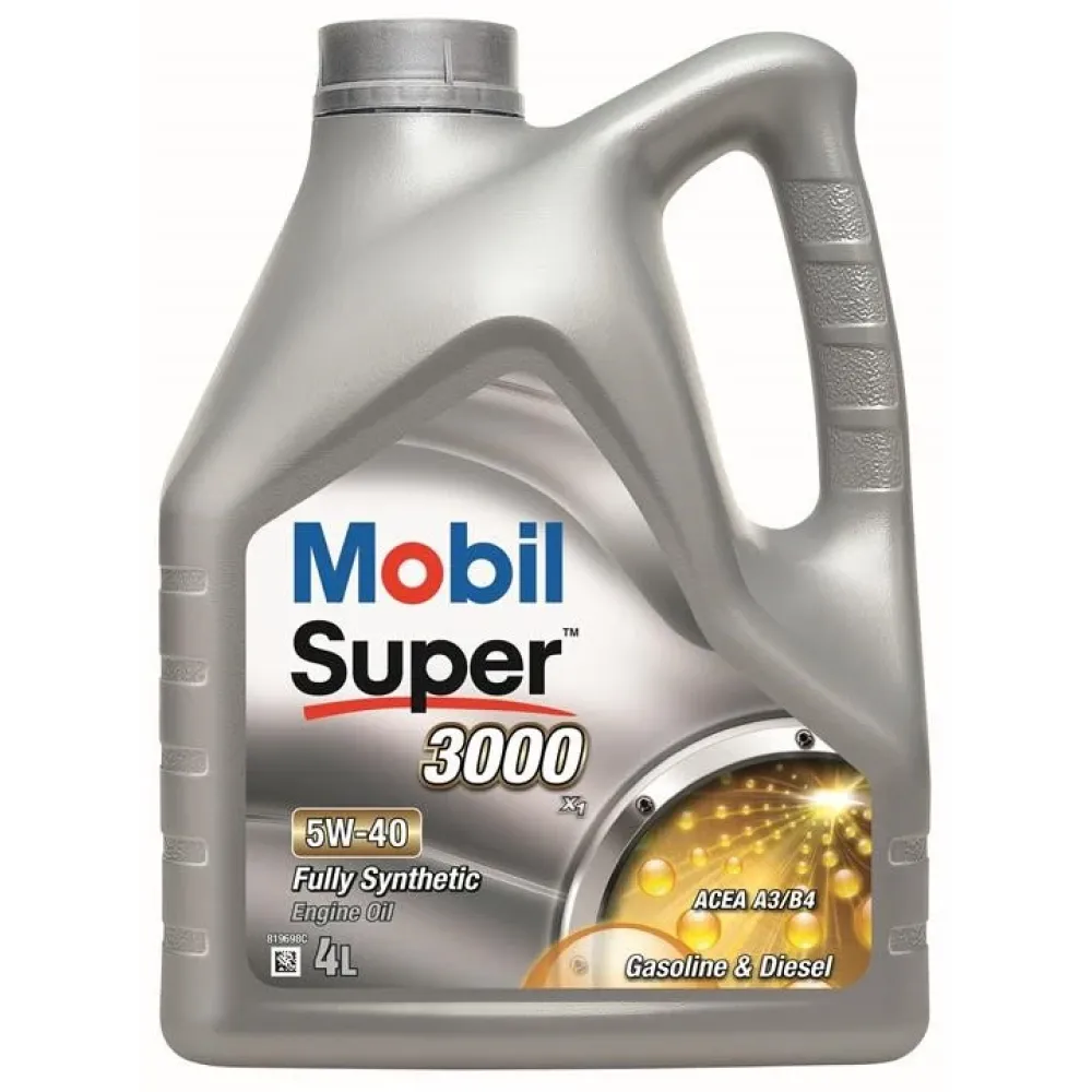 Моторна олива Super 3000 X1 5W-40, 4л. Mobil 157302