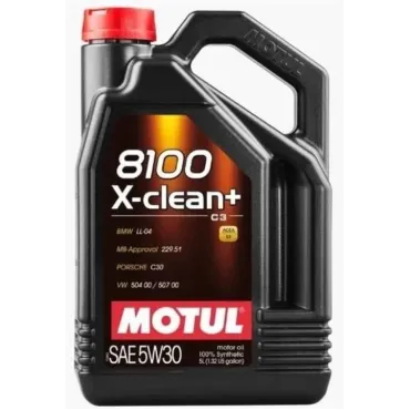 Масло моторное 8100 X-Clean+ 5W-30, 5л. MOTUL 106377