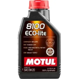 Масло моторное масло 8100 Eco-lite 0W20 1L MOTUL 108534