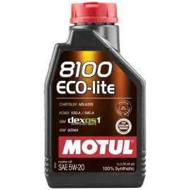 Масло моторное 8100 Eco-Lite 5W-20, 1л. MOTUL 109102