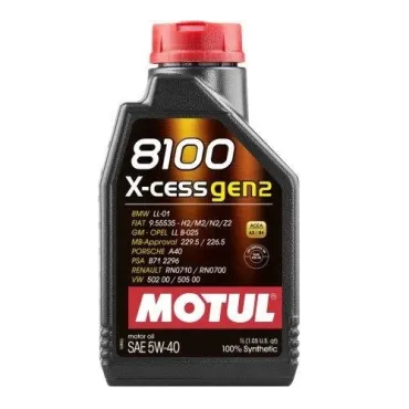 Масло моторное 8100 X-cess Gen2 5W-40, 1л. MOTUL 109774