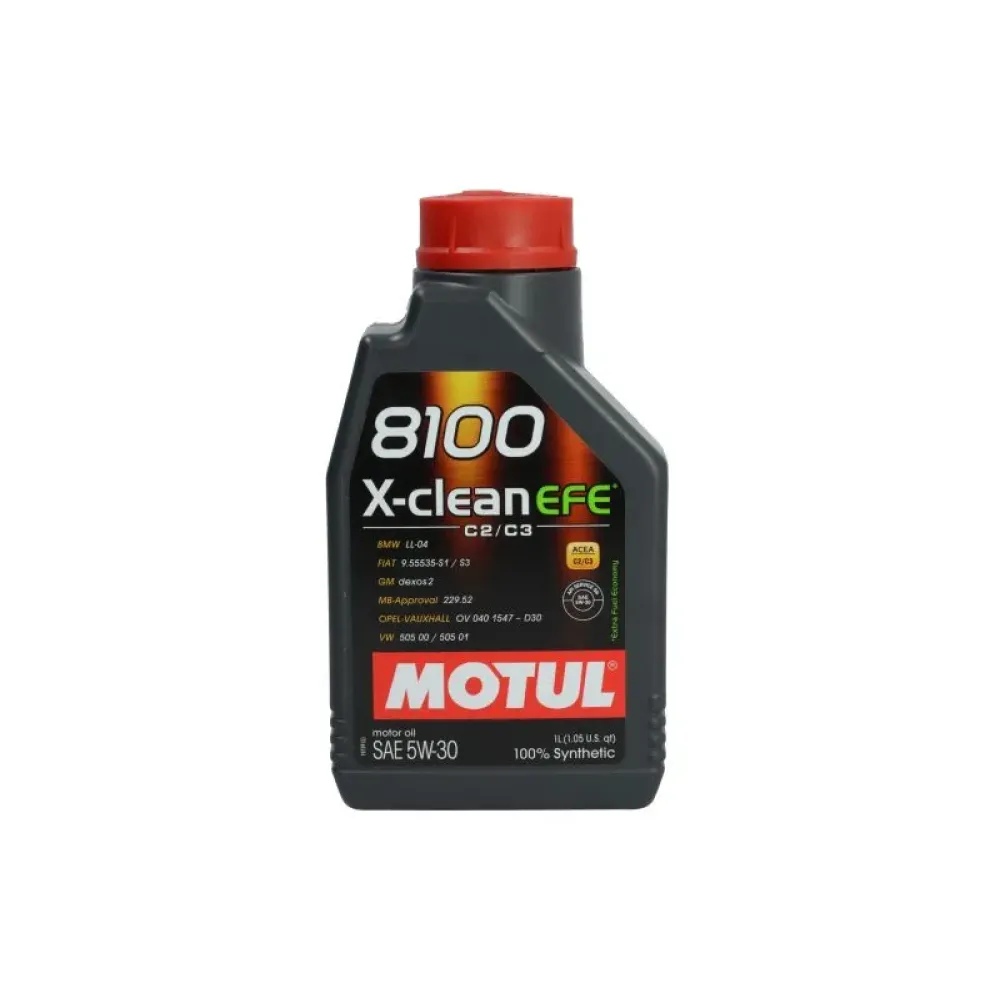 Масло моторное 8100 X-Clean EFE 5W-30, 1л. MOTUL 814001