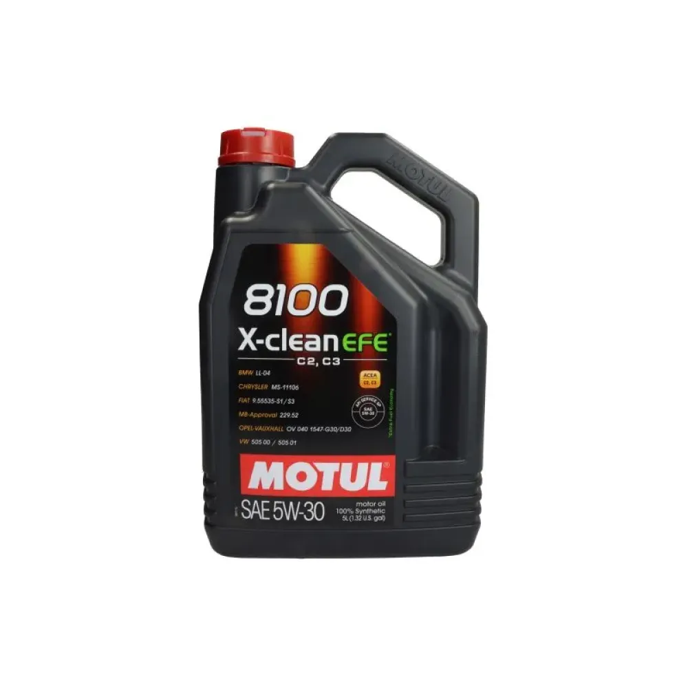 Масло моторное 8100 X-Clean EFE 5W-30, 5л. MOTUL 814051