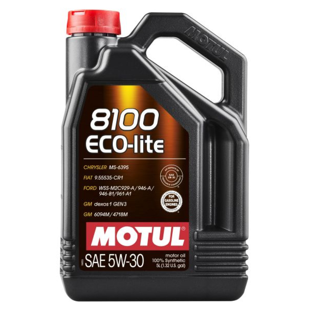 Олива моторна 8100 ECO-LITE 5W30 5L MOTUL 839551