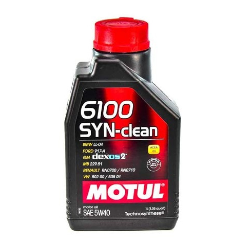 Олива моторна 6100 SYN-CLEAN 5W40 1L MOTUL 854211
