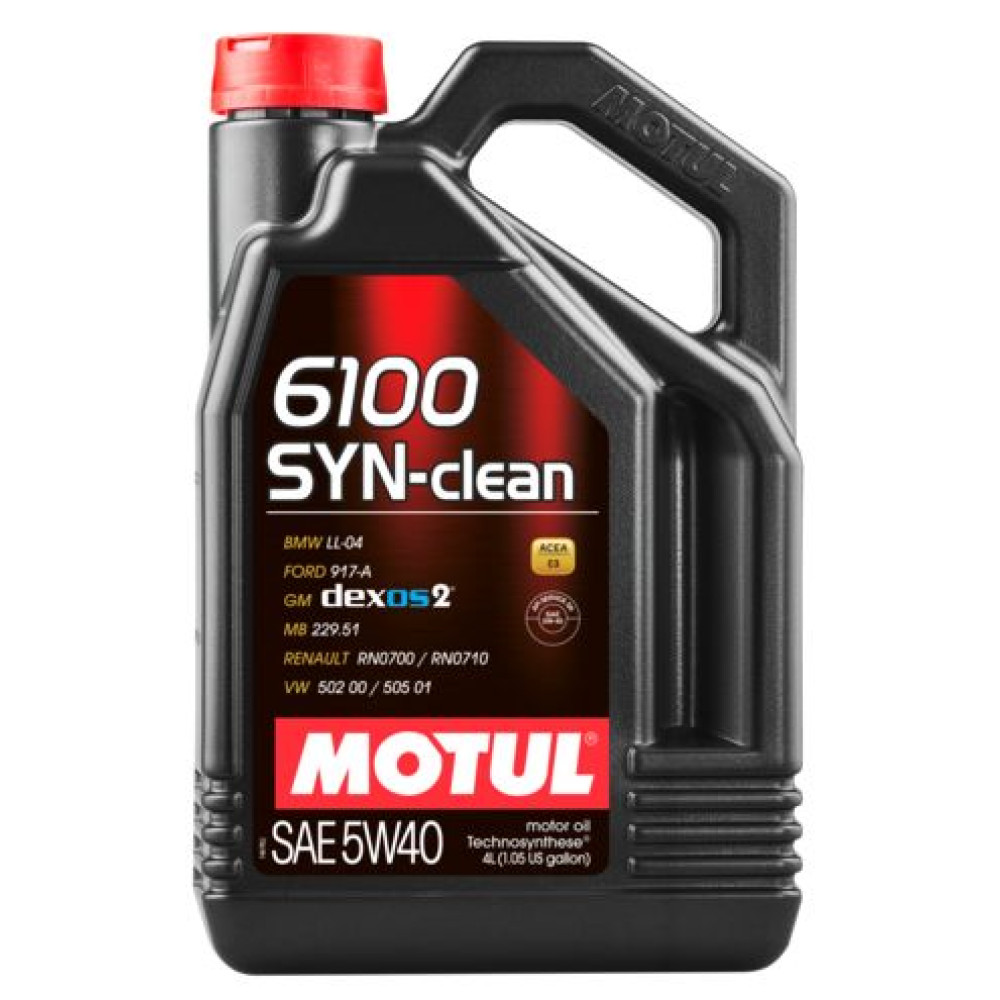 Олива моторна 6100 SYN-CLEAN 5W40 4L MOTUL 854250