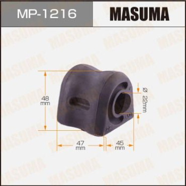 Втулка стабилизатора Masuma mp1216