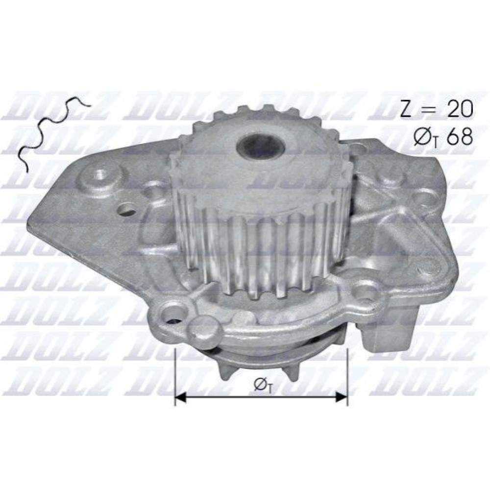 Насос системи охолодження DOLZ n206
