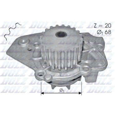 Насос системи охолодження DOLZ n206