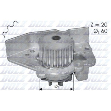 Насос системи охолодження DOLZ n405