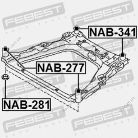 Сайлентблок Febest nab341