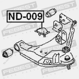 Відбійник переднього амортизатора Febest nd009