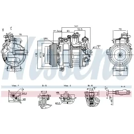 Компресор кондиціонера NISSENS 890919