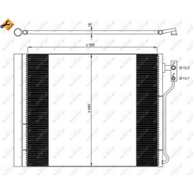 NRF 35971 Радиатор кондиционера NRF 35971