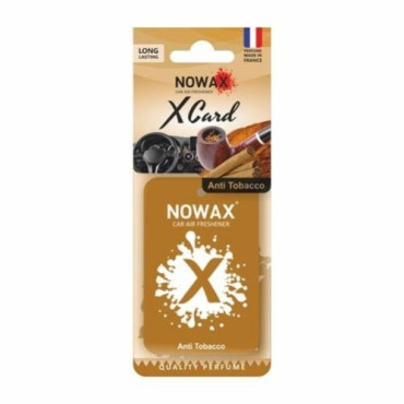 Автомобільний ароматизатор повітря серія X CARD - Anti Tobacco NOWAX nx07543