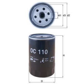 Фільтр оливи MAHLE oc110