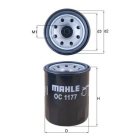 Фільтр масляний MAHLE oc1177