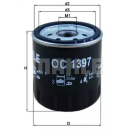 Фільтр оливний MAHLE / KNECHT oc1397