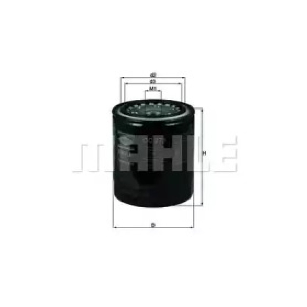 Фільтр оливи MAHLE ORIGINAL oc275