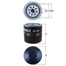 Фільтр оливи MAHLE ORIGINAL oc383