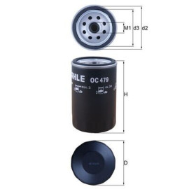Фільтр оливи MAHLE oc479