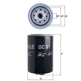 Фільтр масла MAHLE oc51