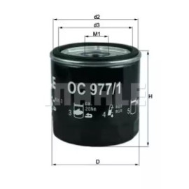 Фільтр оливний MAHLE / KNECHT oc9771