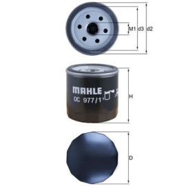 Фільтр оливи MAHLE ORIGINAL oc977/1