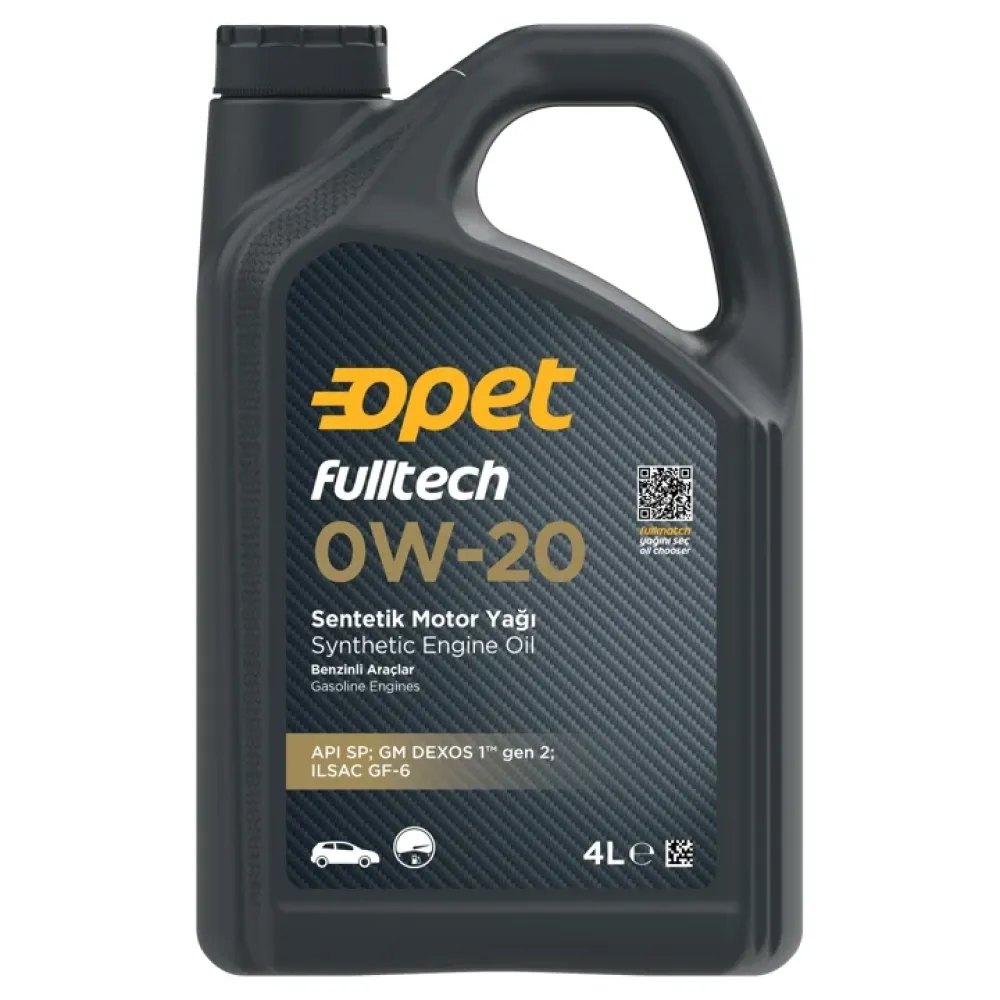 Моторна олива FullTech 0W-20, 4л. OPET 601222832