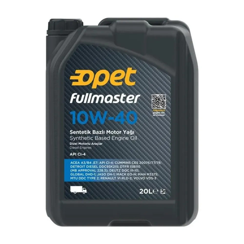 Моторна олива FullMaster 10W-40, 20л. OPET 601223563