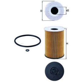 Фільтр оливний MAHLE / KNECHT ox787d