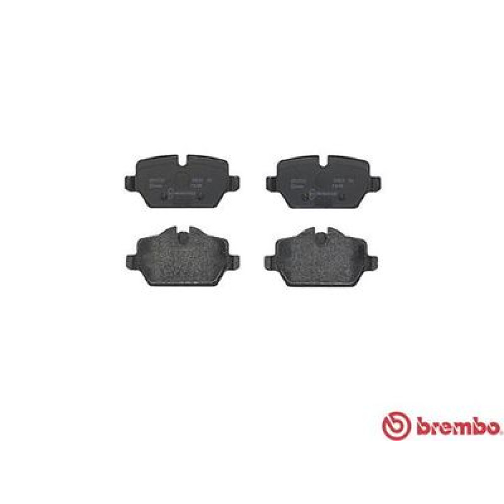 Комплект тормозных колодок из 4 шт. дисков BREMBO p06080