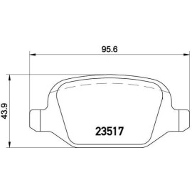 BREMBO p23065 Тормозные колодки BREMBO p23065