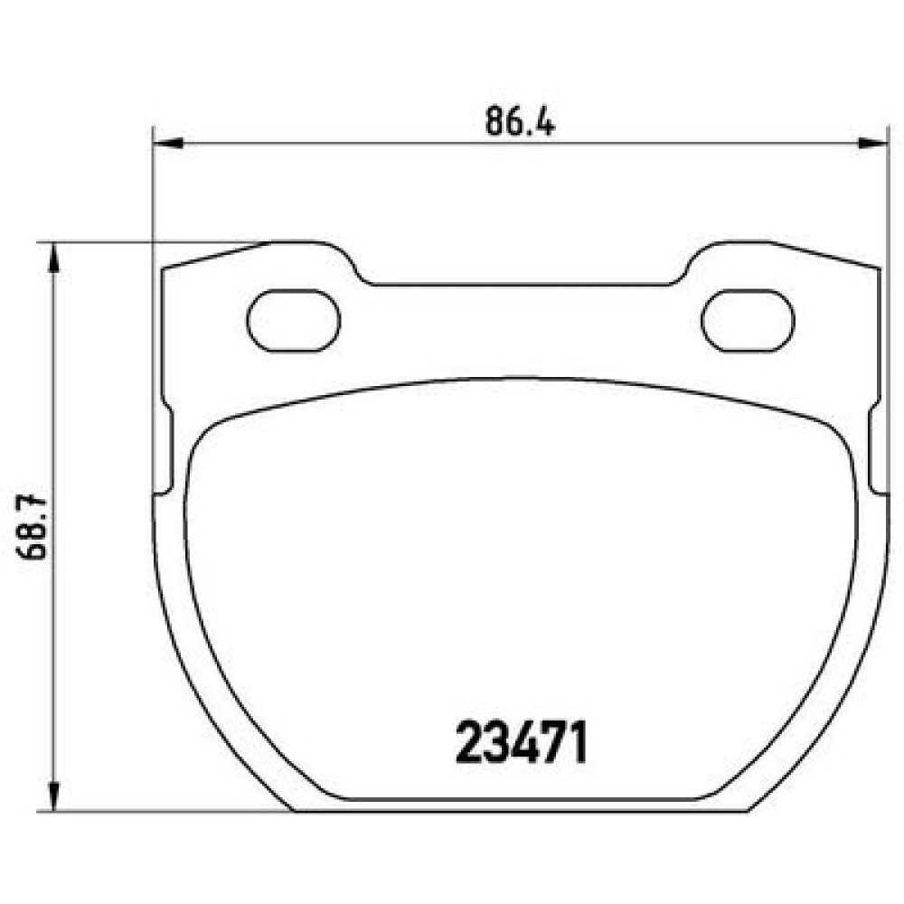Гальмівні колодки BREMBO p44006