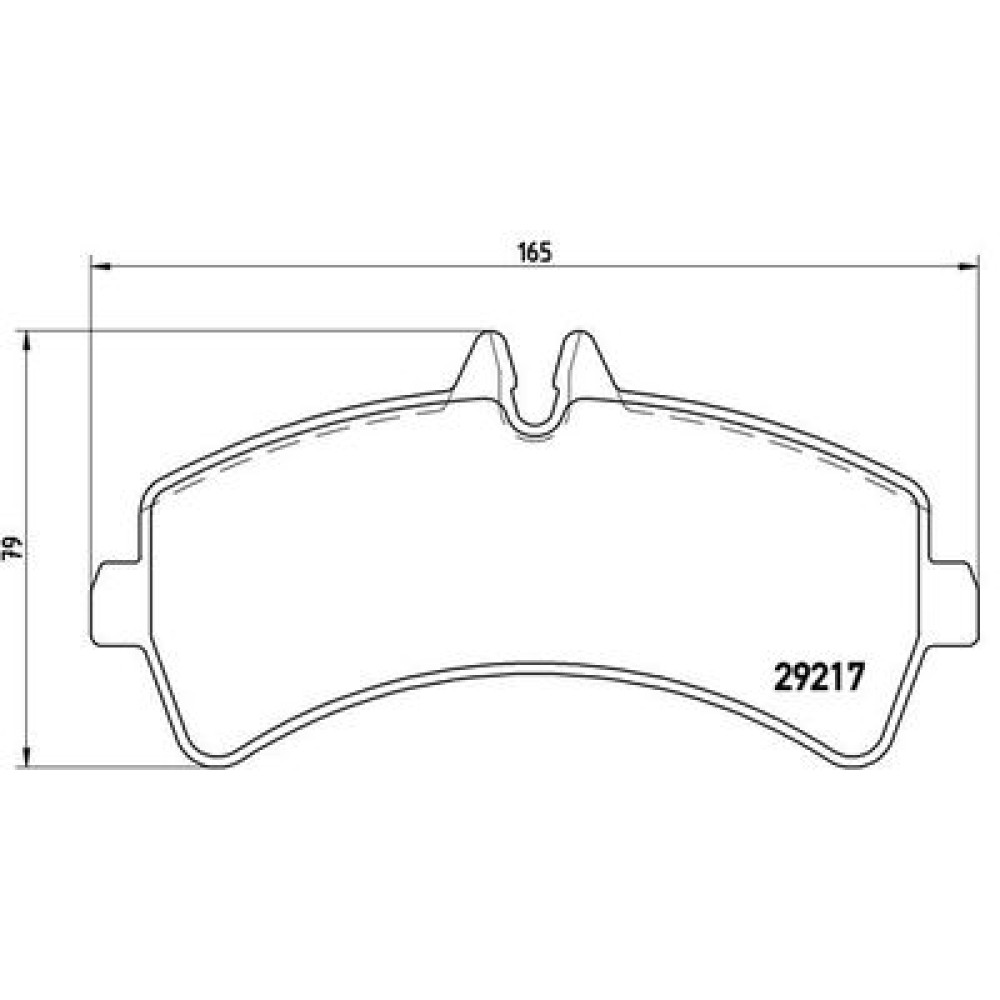Комплект тормозных колодок из 4 шт. дисков BREMBO p50060