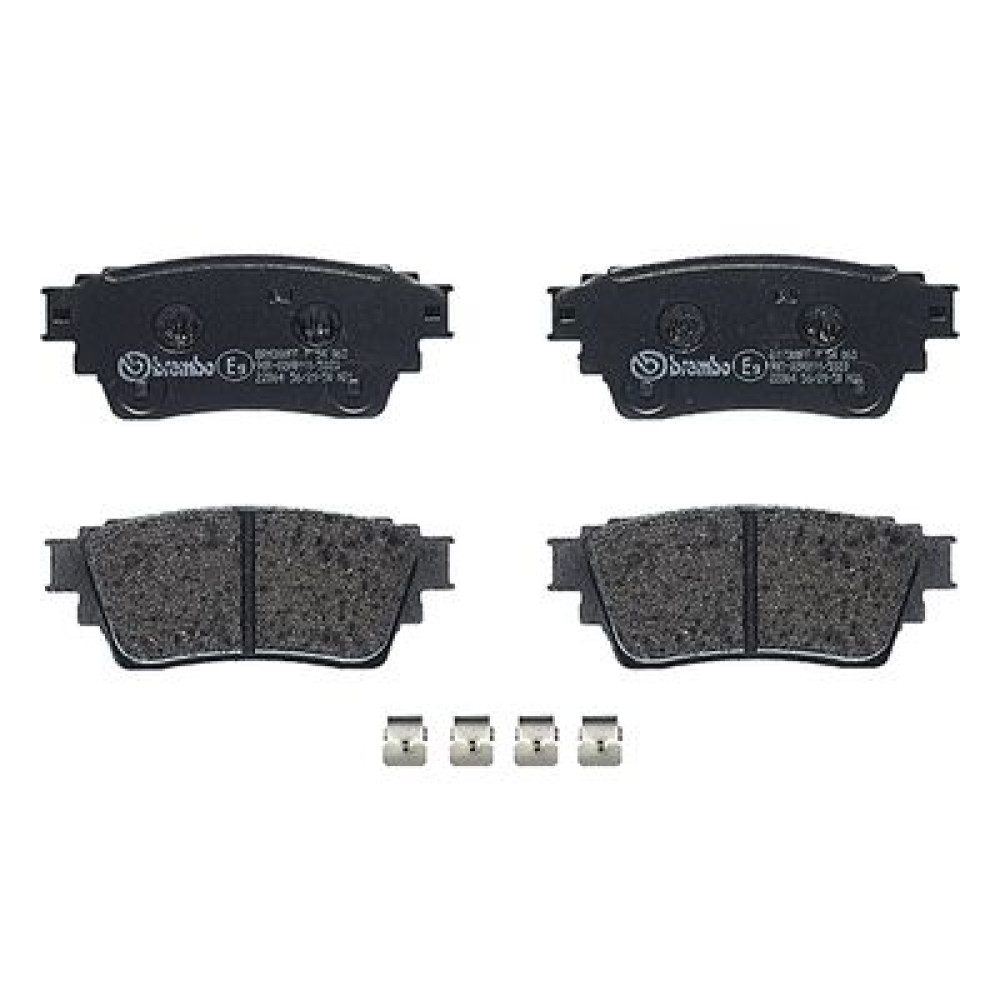 Тормозные колодки задние BREMBO p54063