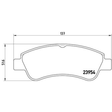 Комплект тормозных колодок из 4 шт. дисков BREMBO p61066