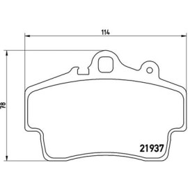 Гальмівні колодки BREMBO p65007