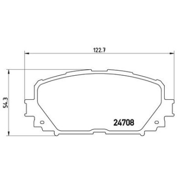 Тормозные колодки BREMBO p83101