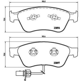 BREMBO p85102 Тормозные колодки BREMBO p85102