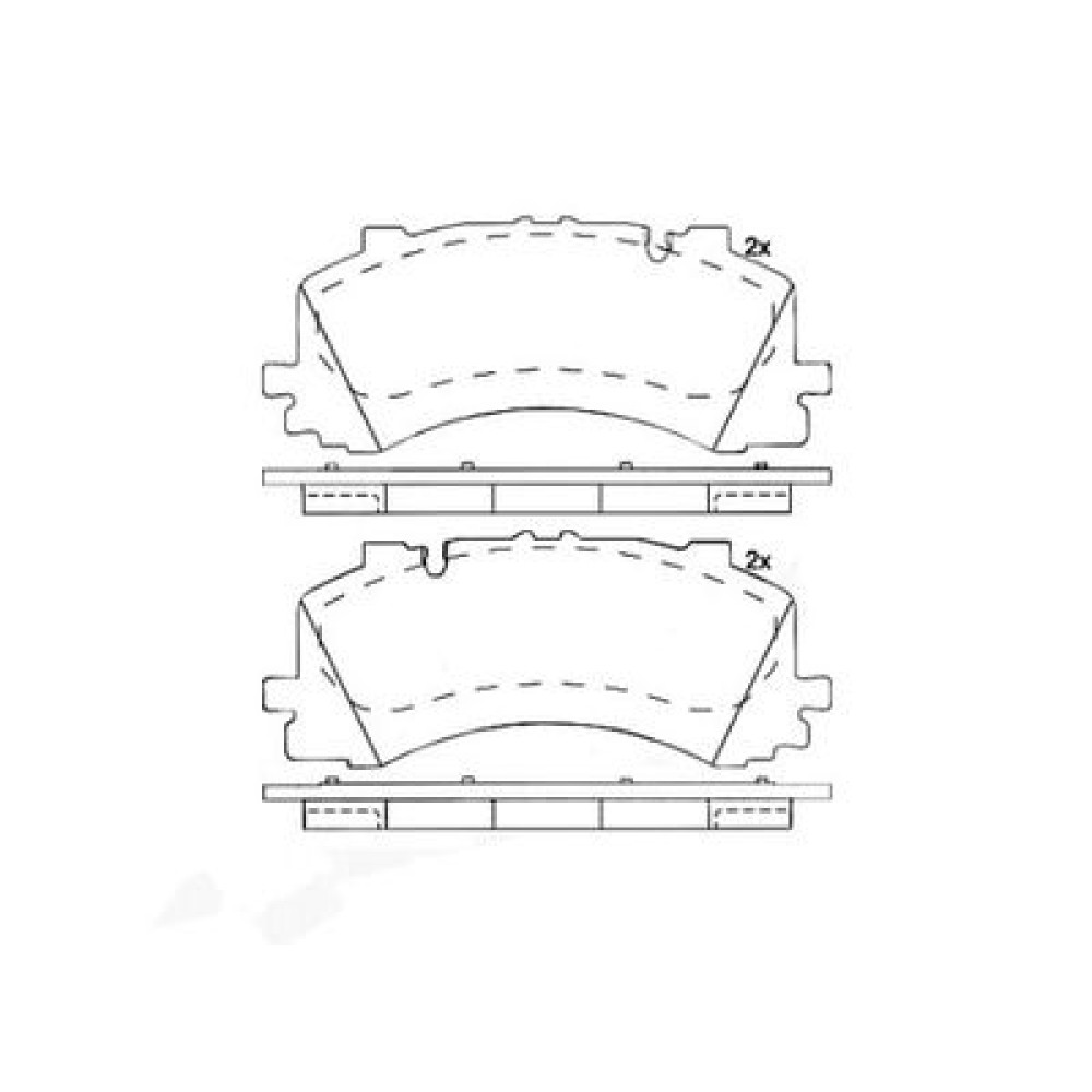 Тормозные колодки передние BREMBO p85170