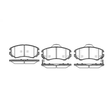 Тормозные колодки передние WOKING p853302
