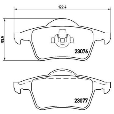 Дискові колодки BREMBO p86014