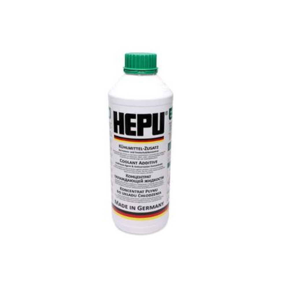 Антифриз-концентрат Hepu, G11 (зелений), 1.5л Hepu p999grn