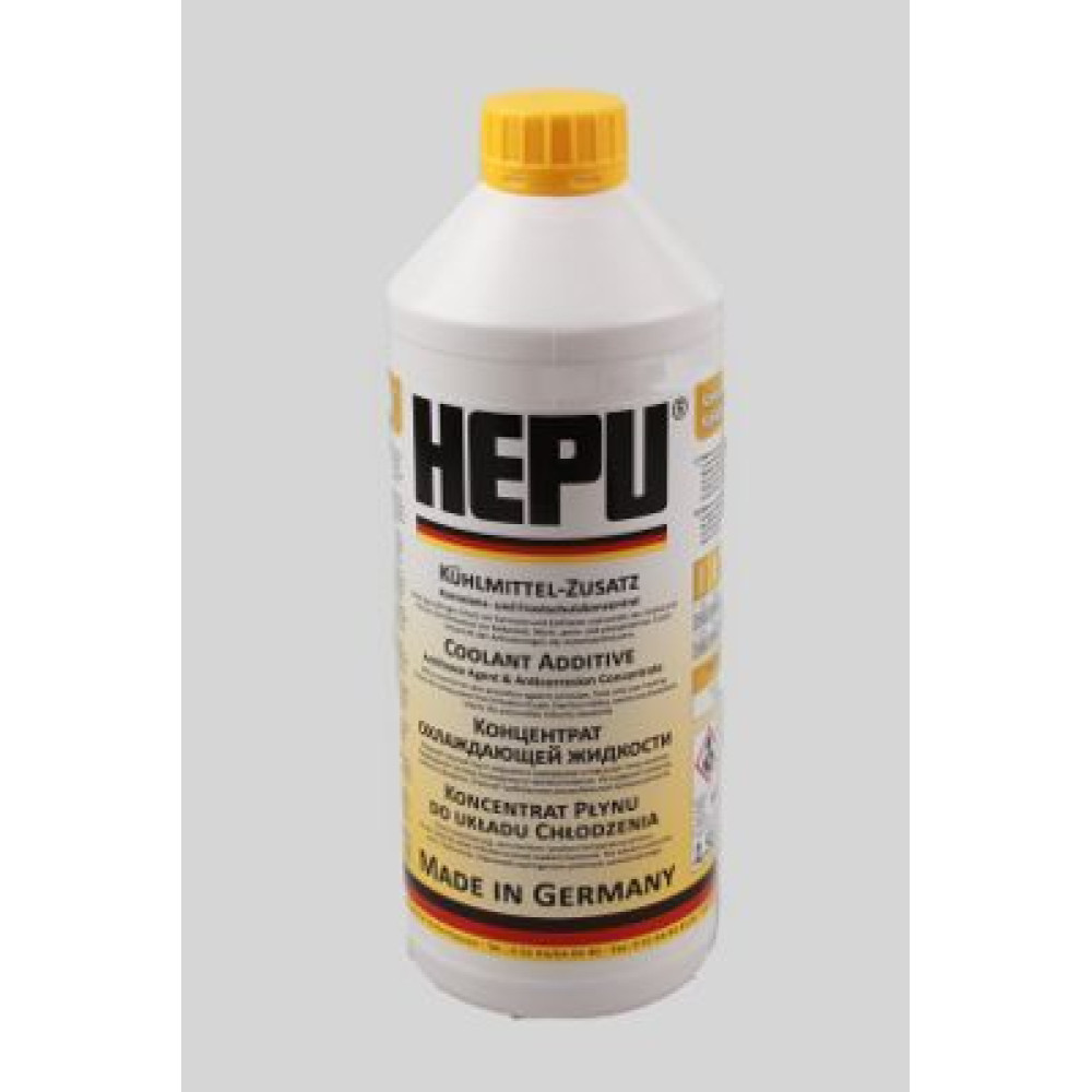 Антифриз-концентрат Hepu, G11 (желтый), 1.5л. Hepu p999ylw