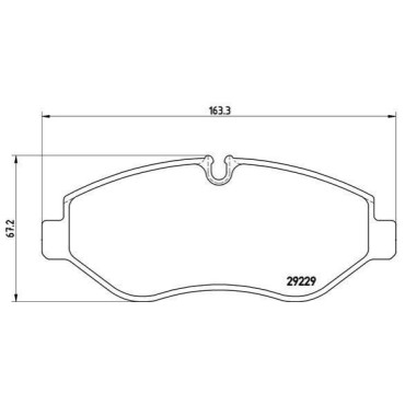 Дискові колодки BREMBO pa6026