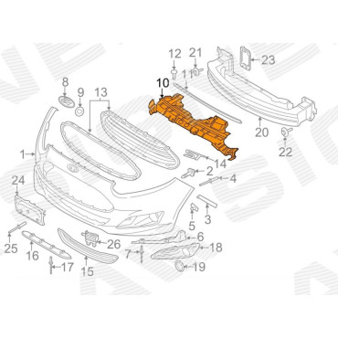 Дефлектор радиатора - SIGNEDA pfd30007ca