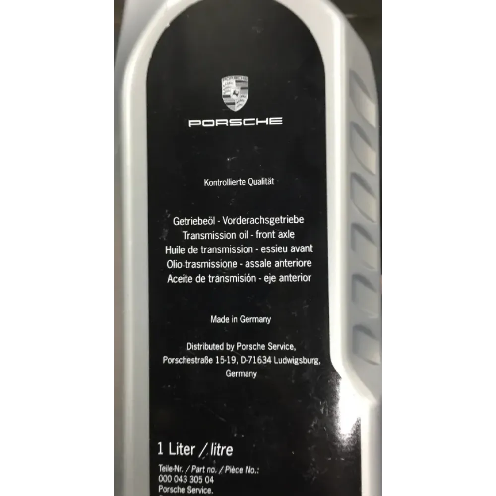 Олива трансмісійна для ГП Porsche, 1л. 03- PORSCHE 00004330504